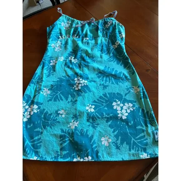 Vintage Walt Disney World Tropical Print Dress size M Vacation Mickey Mouse - Picture 5 of 10